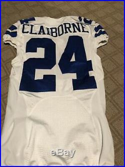 Morris Claiborne Dallas Cowboys Game Used Game Worn Jersey Jetd LSU