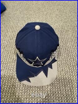 NEW VINTAGE Drew Pearson Dallas Cowboys NFL Football Jagged SnapBack Hat