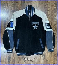 NFL Cowboys leather and suede jacket