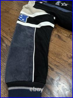 NFL Cowboys leather and suede jacket