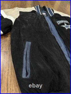 NFL Cowboys leather and suede jacket
