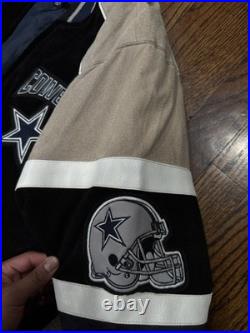 NFL Cowboys leather and suede jacket