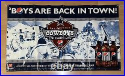 NFL Dallas Cowboys 2010 San Antonio Training camp 36x59 vinyl banner