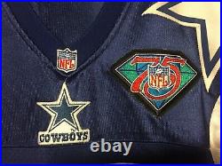 NFL Dallas Cowboys Emmitt Smith Vintage Apex Double Star Adult Jersey size Large