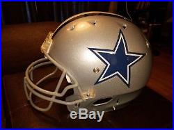 NFL Dallas Cowboys Game Used Team & Player Issued Helmet Ryan Fowler GU