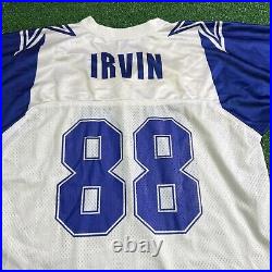 NFL Dallas Cowboys Michael Irvin #88 Apex One Jersey White Large Vintage 90s