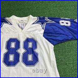 NFL Dallas Cowboys Michael Irvin #88 Apex One Jersey White Large Vintage 90s