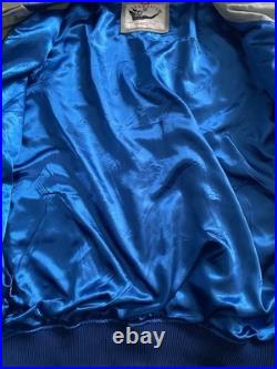 NFL Dallas Cowboys Mitchell and Ness Throwback Bomber Jacket Size 2XL