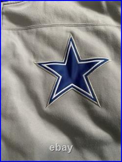 NFL Dallas Cowboys Mitchell and Ness Throwback Bomber Jacket Size 2XL