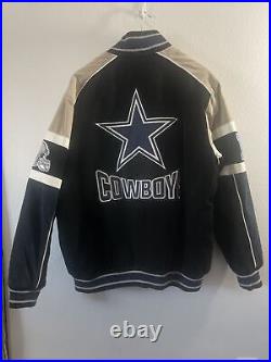 NFL Dallas Cowboys Suede Leather Jacket Size XXL