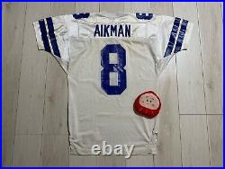 NFL Dallas Cowboys Troy Aikman Wilson Authentic Jersey 46