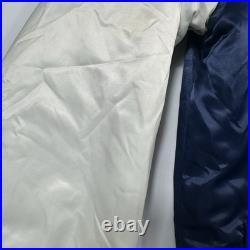 NFL Dallas Cowboys Vintage Men's Full Zip Jacket XL Blue Cowboys
