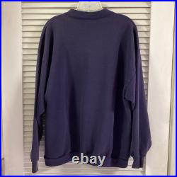 NFL Dallas Cowboys Vintage No Tag Men's Large Patina Fade Crew Neck Sweater 1992