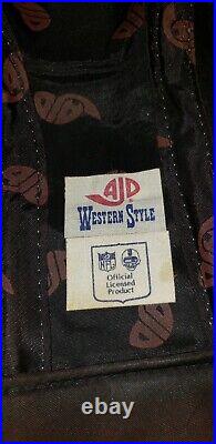 NFL Dallas Cowboys Vintage Rare 70's-80's AJD Cowboy Hat Western Suede Small