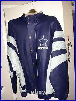 NFL Dallas Cowboys leather starter jacket, XL. NICE