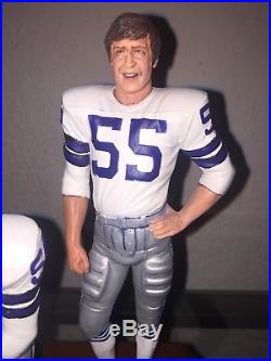 NFL Danbury Mint Dallas Cowboys Doomsday Defense Statues & Coa