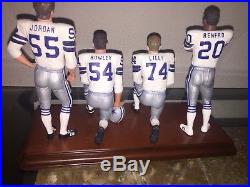 NFL Danbury Mint Dallas Cowboys Doomsday Defense Statues & Coa