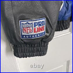 NFL Pro Line Starter Jacket Dallas Cowboys Vintage Leather Coat Men's Large EUC NFL Pro Line Starter Jacket Dallas Cowboys Vintage Leather Coat Men's Large EUC