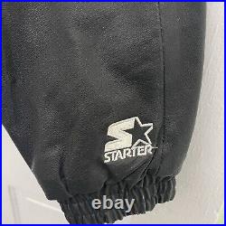 NFL Pro Line Starter Jacket Dallas Cowboys Vintage Leather Coat Men's Large EUC NFL Pro Line Starter Jacket Dallas Cowboys Vintage Leather Coat Men's Large EUC