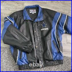 NFL Pro Line Starter Jacket Dallas Cowboys Vintage Leather Coat Men's Large EUC NFL Pro Line Starter Jacket Dallas Cowboys Vintage Leather Coat Men's Large EUC