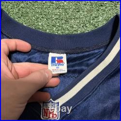 NFL Russell Authentic Pro Line Dallas Cowboys Emmitt Smith Football Jersey Sz 48