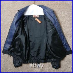 NFL by CHAMBERS Dallas Cowboys Fringed Leather Embroider Full Zip Jacket Size M