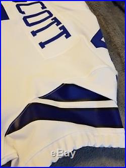 Nike Dallas Cowboys DAK Prescott Vapor Elite Jersey White Men's Size 52 2XL