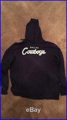 Nike Dallas Cowboys Dak Prescott Jersey WITH Nike Cowboys Hoodie Combo Size L
