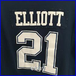 Nike Dallas Cowboys Ezekiel Elliott 21 Jersey Kid XL Blue NFL Authentic Stitched