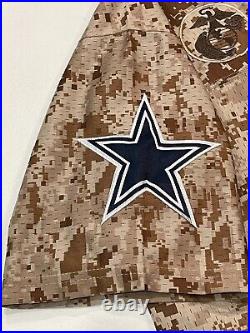 Nike Dallas Cowboys Tony Romo #9 Rare US Marine Core Digital Camo Jersey Size 44