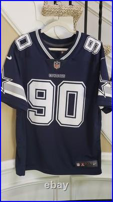 Nike DeMarcus Lawrence #90 Dallas Cowboys Vapor F. U. S. E. Jersey Sz XL (used)
