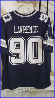 Nike DeMarcus Lawrence #90 Dallas Cowboys Vapor F. U. S. E. Jersey Sz XL (used)