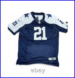 Nike Ezekiel Elliott Dallas Cowboys Vapor Elite Jersey Blue Stitched Mens 2XL 56