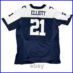 Nike Ezekiel Elliott Dallas Cowboys Vapor Elite Jersey Blue Stitched Mens 2XL 56