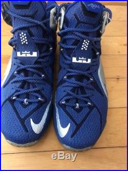 Nike Lebron 12 XII size 12 684593 410 James NBA Dallas Cowboys NBA NFL