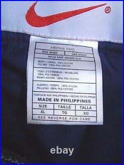Nike Pro Line NFL Authentic Vintage Dallas Cowboys Zip Up Puffer Jacket Men's XL