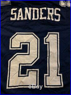 Nike Pro Line Vintage 1996 Deion Sanders Dallas Cowboys 100% Authentic Jersey 48