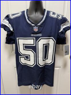 Official Dallas Cowboys #50 Team / Game Issued Jersey, Sz 44, Tarell Basham Official Dallas Cowboys #50 Team / Game Issued Jersey, Sz 44, Tarell Basham