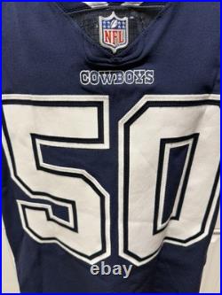 Official Dallas Cowboys #50 Team / Game Issued Jersey, Sz 44, Tarell Basham Official Dallas Cowboys #50 Team / Game Issued Jersey, Sz 44, Tarell Basham