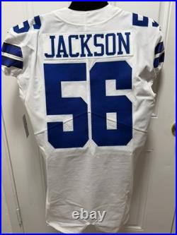 Official Dallas Cowboys #56 Team / Game Issued Jersey, Sz 46, Joe Jackson Official Dallas Cowboys #56 Team / Game Issued Jersey, Sz 46, Joe Jackson