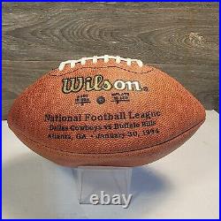 Official Wilson Super Bowl XXVIII Football NFL Cowboys vs Bills January 30, 1994
