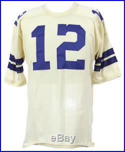 Original 1969-1970 Roger Staubach Dallas Cowboys Game Used Worn Football Jersey