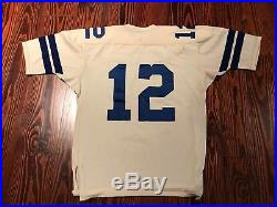 Original 1969-1970 Roger Staubach Dallas Cowboys Game Used Worn Football Jersey