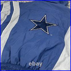 Proline Authentic Starter NFL Dallas Cowboys Size XL Jacket 1990's Vintage