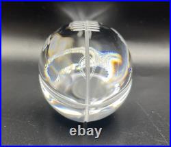 RARE 1993 Super Bowl XXVII Crystal Paperweight Dallas Cowboys Rose Bowl Vintage