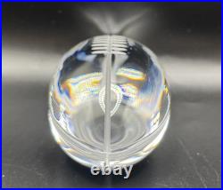 RARE 1993 Super Bowl XXVII Crystal Paperweight Dallas Cowboys Rose Bowl Vintage