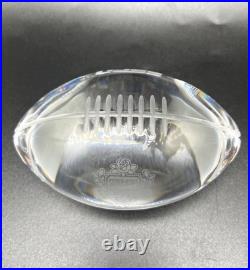 RARE 1993 Super Bowl XXVII Crystal Paperweight Dallas Cowboys Rose Bowl Vintage RARE 1993 Super Bowl XXVII Crystal Paperweight Dallas Cowboys Rose Bowl Vintage