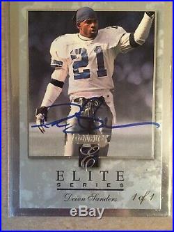 RARE 1/1 Deion Sanders AUTO BUYBACK From 2017 Classics MUST SEE
