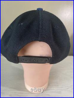 RARE BLACK VTG Sports Specialties Shadow Laser Dallas Cowboys Snapback Wool Hat