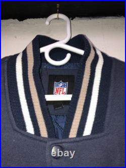 RARE DALLAS COWBOYS NFL 5X SUPERBOWL CHAMPIONS Letterman Varsity Jacket Coat 3XL
